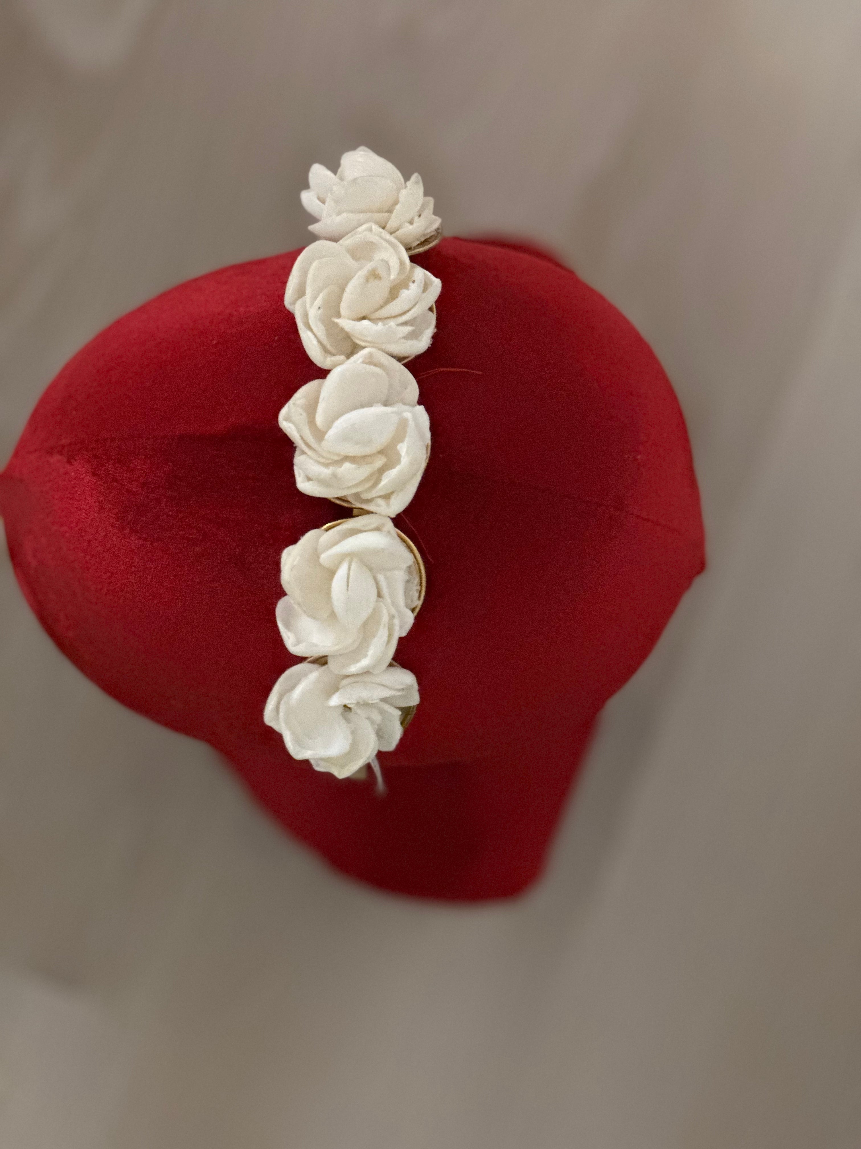 Shell Rose Headband & Ring “sample”