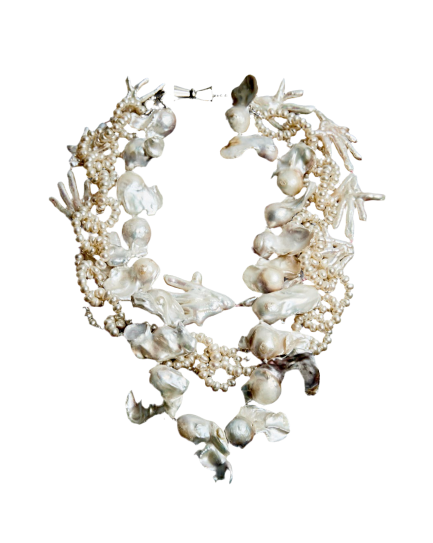 Three-in-one Pearl Necklace