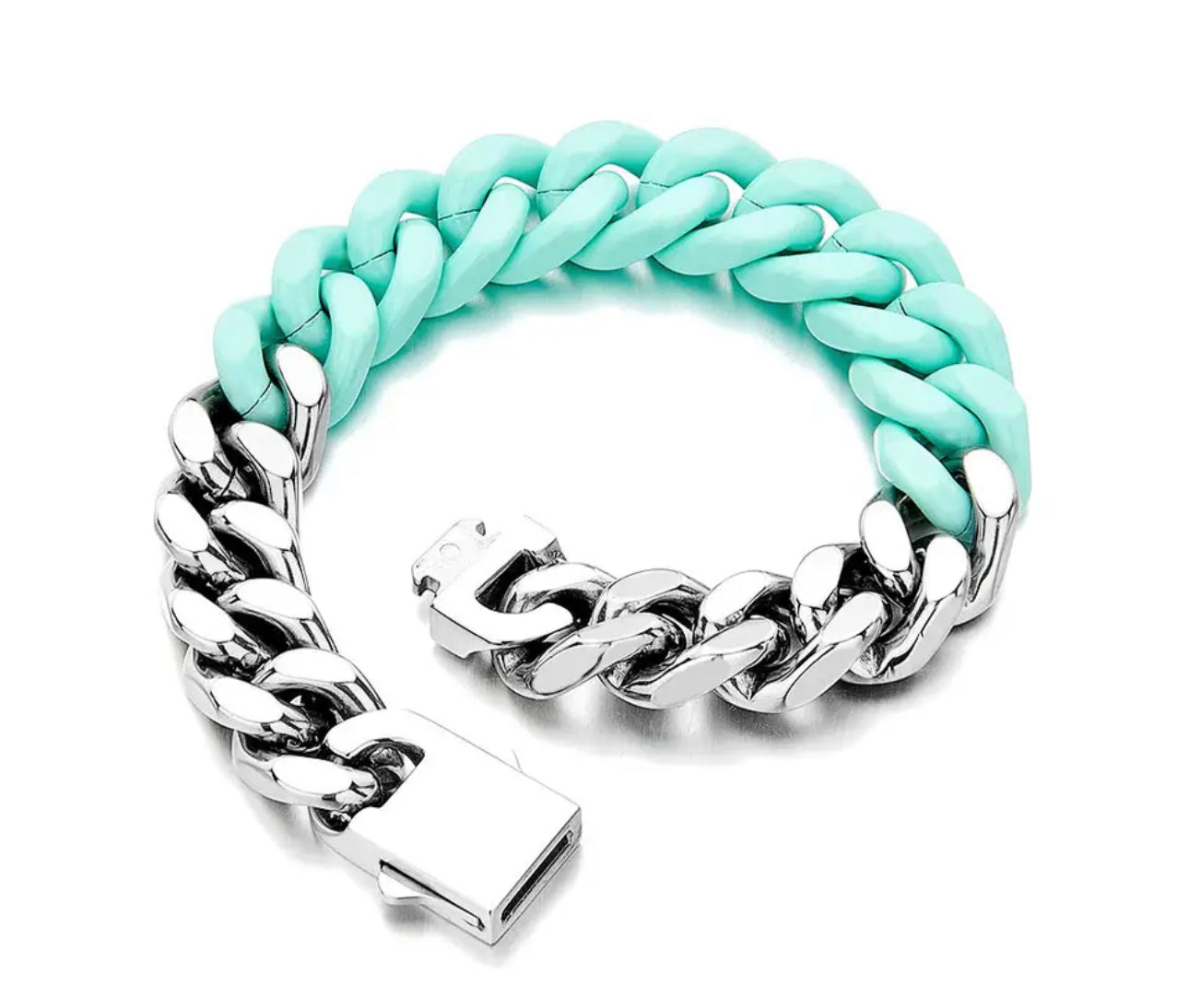 BiColor Cuban Bracelet