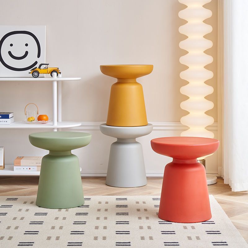 Nordic Style Stool Side Table Modern Bedside Mushroom