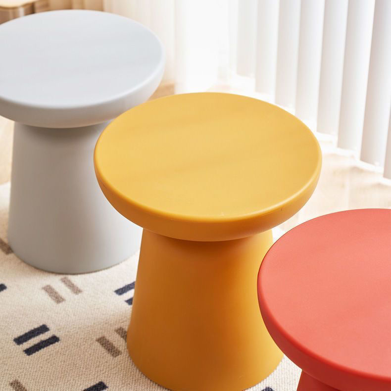 Nordic Style Stool Side Table Modern Bedside Mushroom