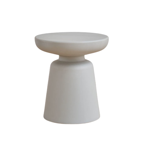 Nordic Style Stool Side Table Modern Bedside Mushroom