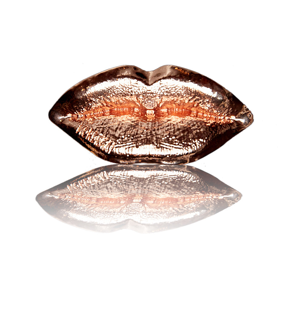 White Gold Lips Ring