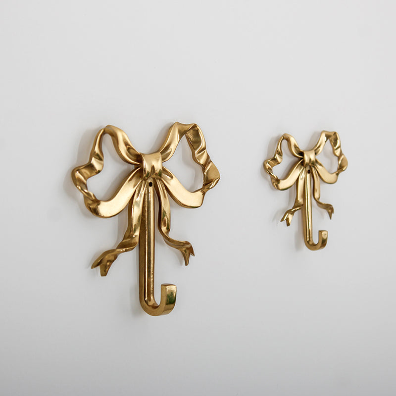 Solid Brass Bow Shape Wall Hook