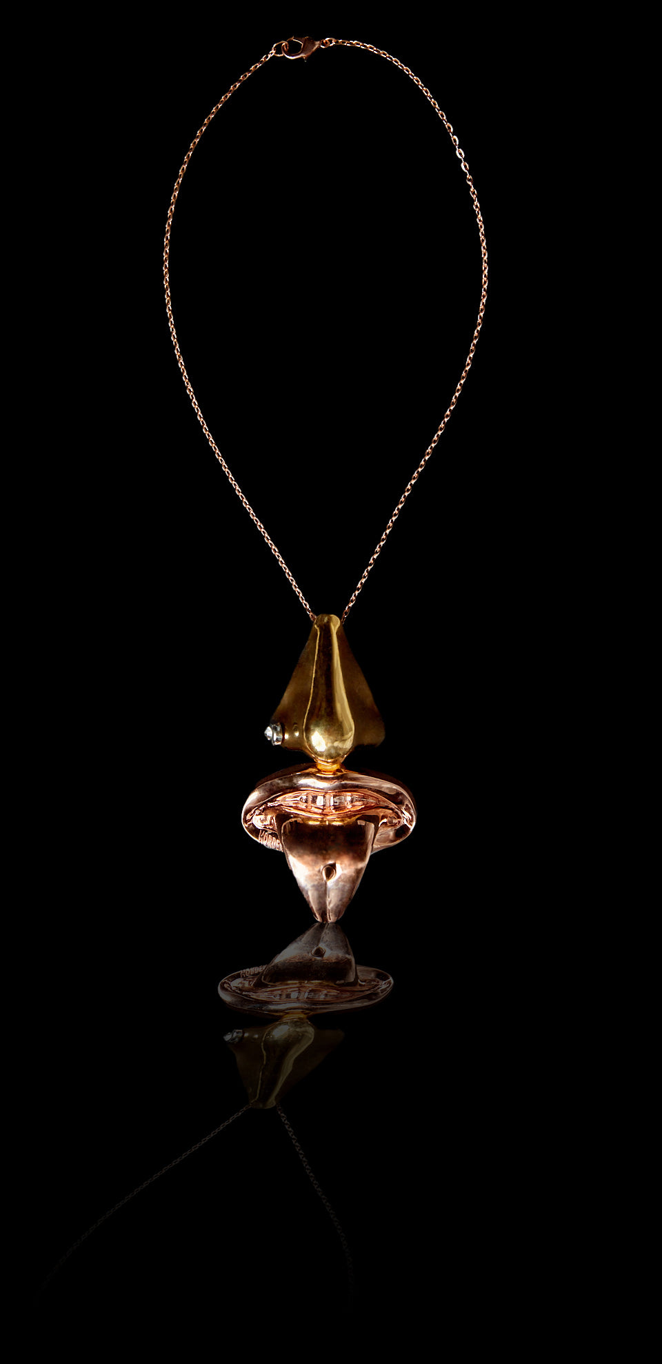 Pierced Tongue Perfume Pendant