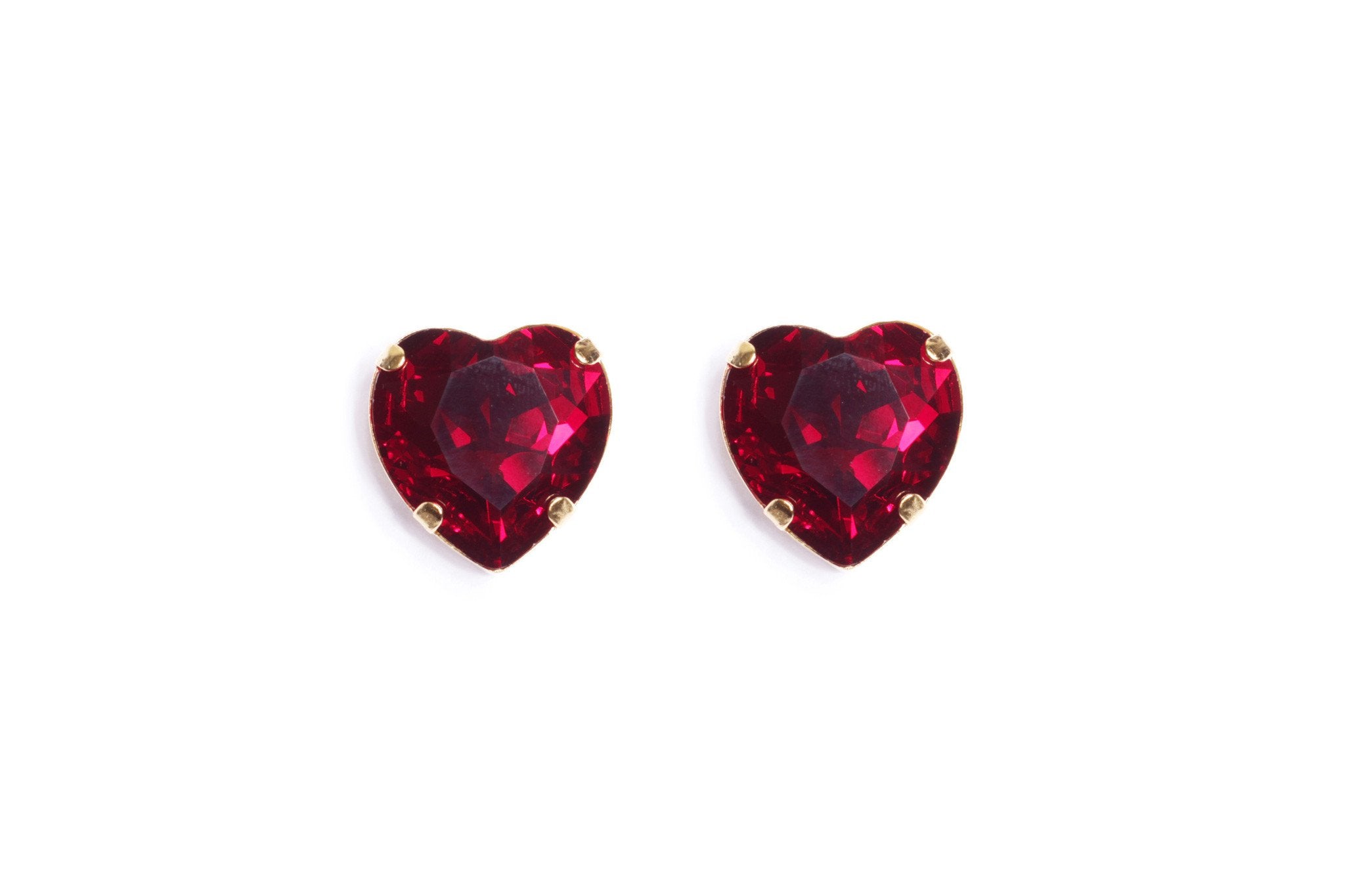 HEART EARRINGs (available in ROYGBIV)