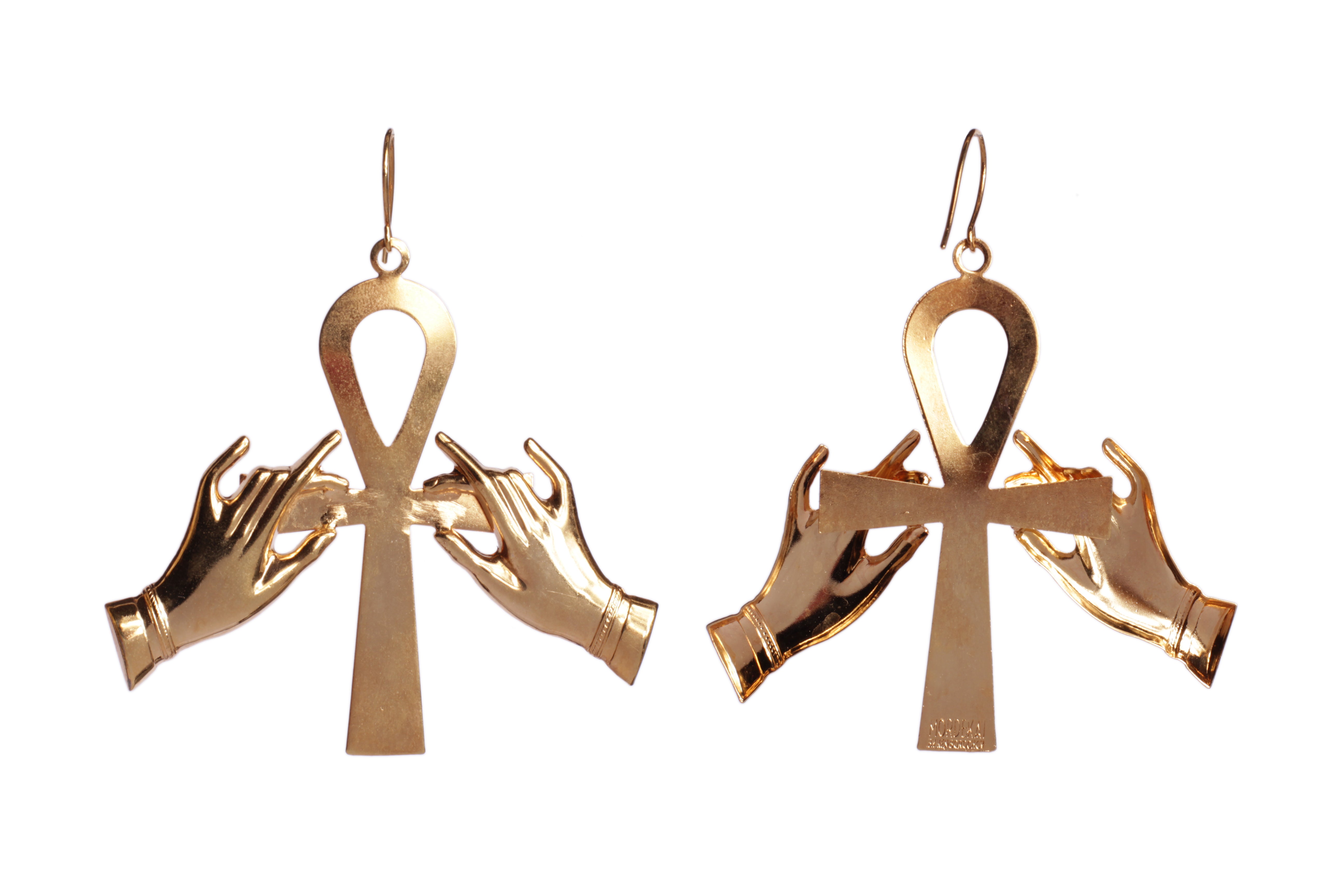 Ankh Touch Earrings