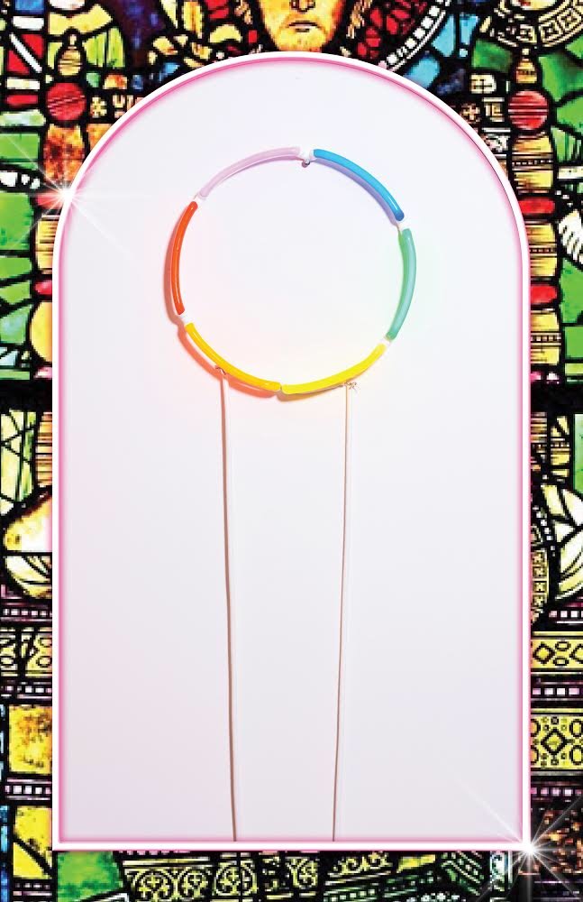 Rainbow Halo Neon Sign